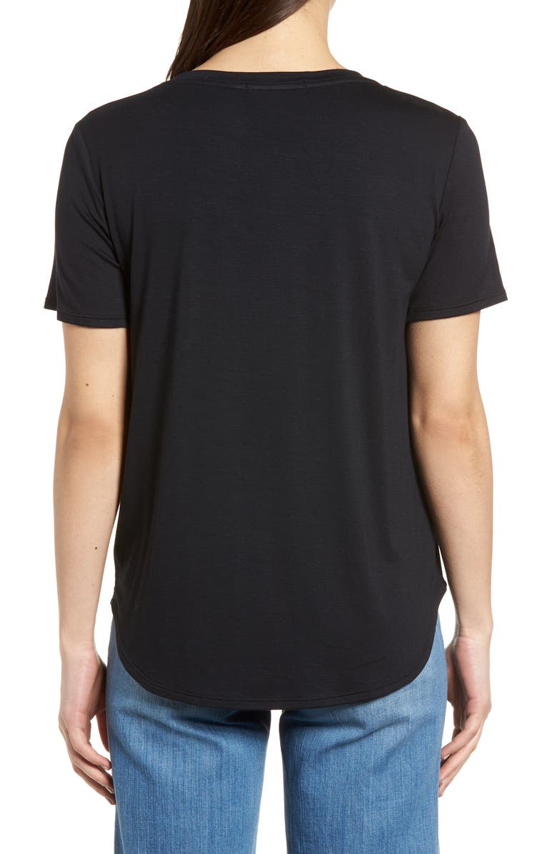 GIBSONLOOK Gibson x Living in Yellow Felicity V-Neck Tee, Alternate, color,