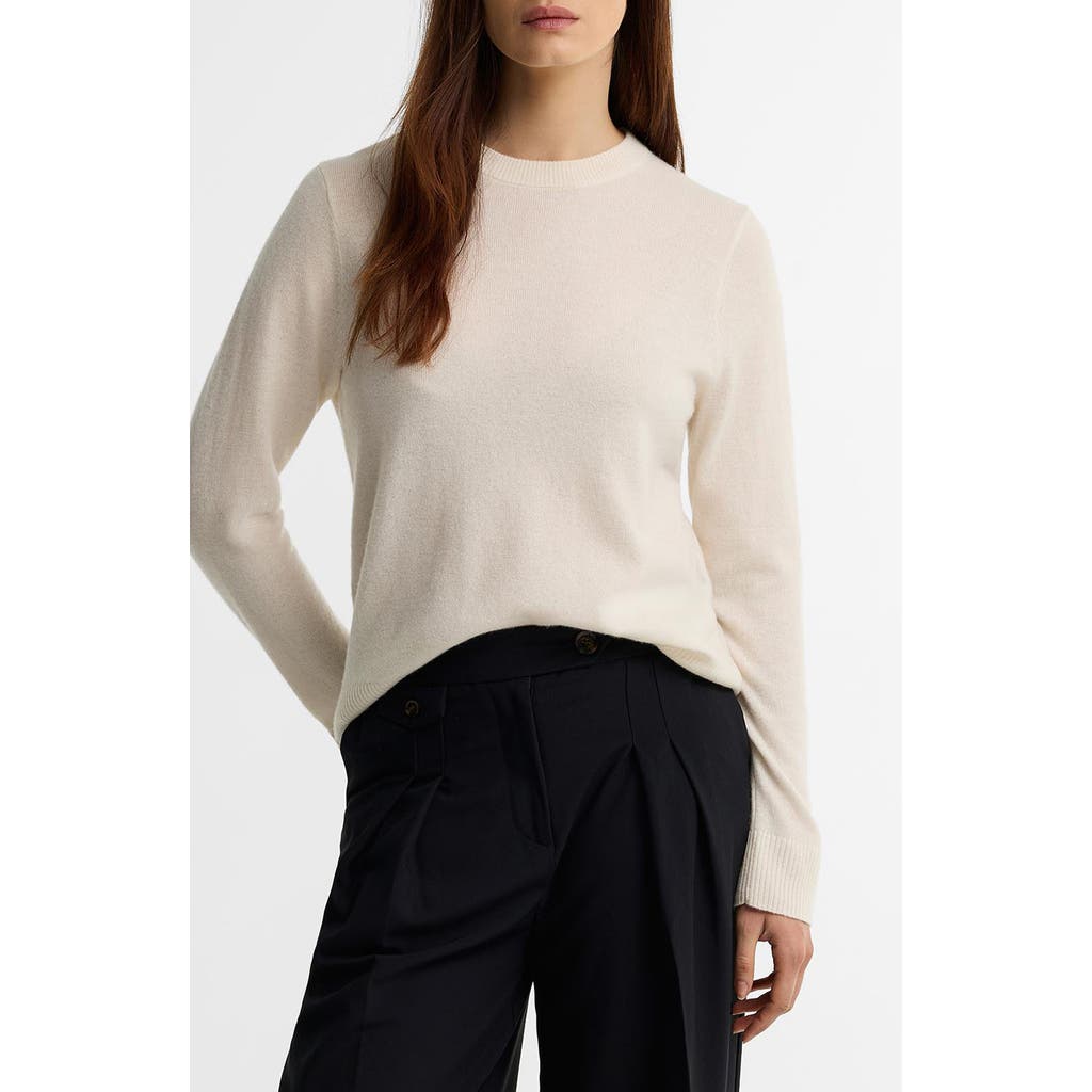 Barbour Penwood Cashmere Sweater in Ecru at Nordstrom, Size 14