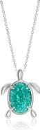 SIMONA Venetian Turtle Pendant Necklace
