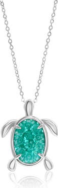 SIMONA Venetian Turtle Pendant Necklace
