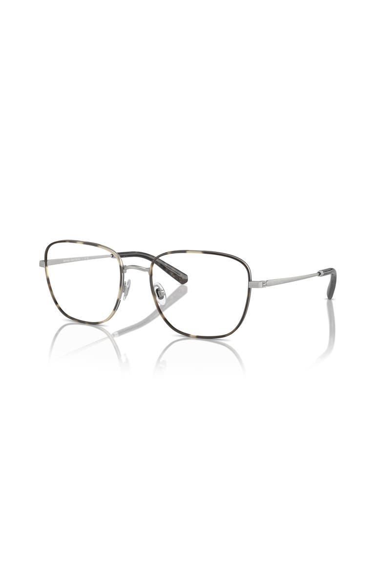56mm Square optical glasses, Main, color, Silver