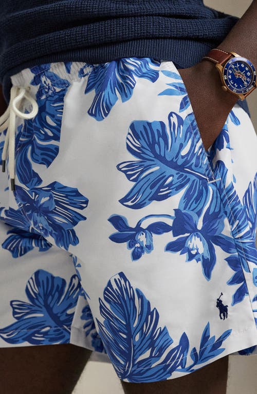 Polo Ralph Lauren 5.75 Traveler Classic Swim Trunks In Blue