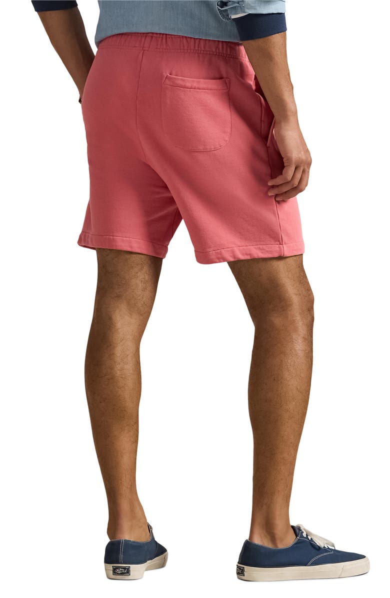 Polo Ralph Lauren French Terry Sweat Shorts, Alternate, color, Red Sky