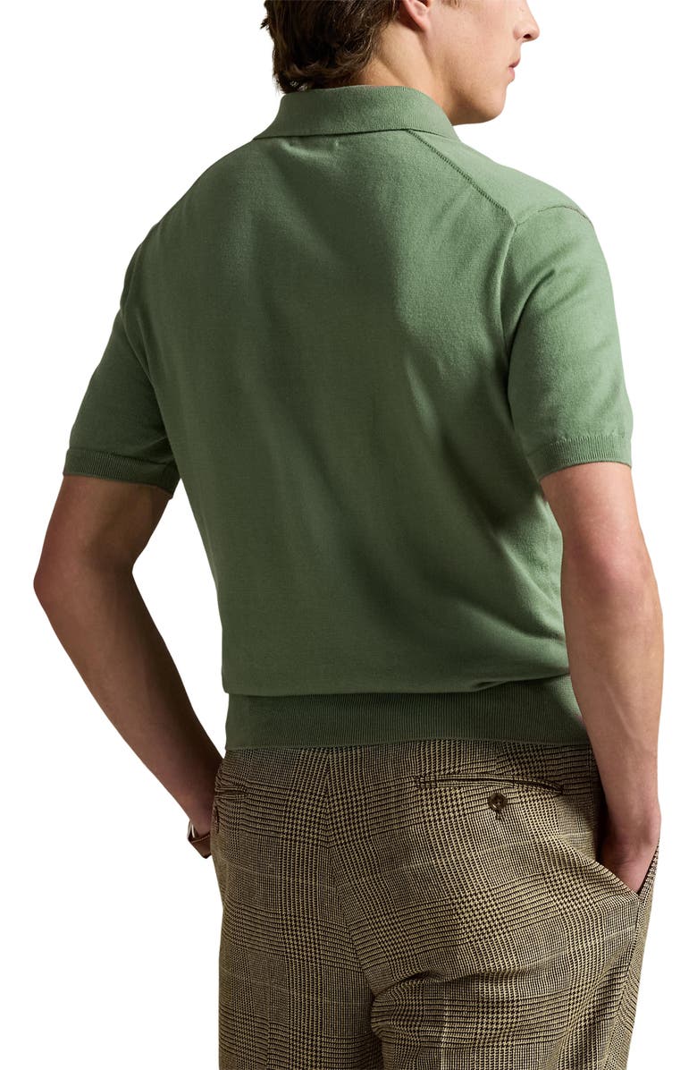 Polo Ralph Lauren Short Sleeve Cotton Polo Sweater, Alternate, color,