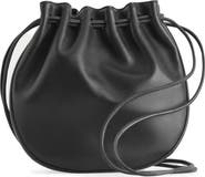 COS Leather Drawstring Crossbody Bag
