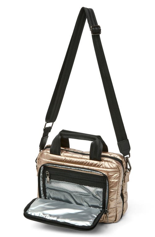 Think Royln Stowaway Travel Bag In Gold