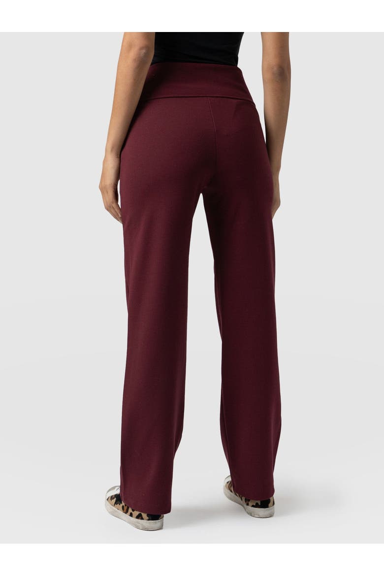 Runway Pant, Alternate, color, Burgundy