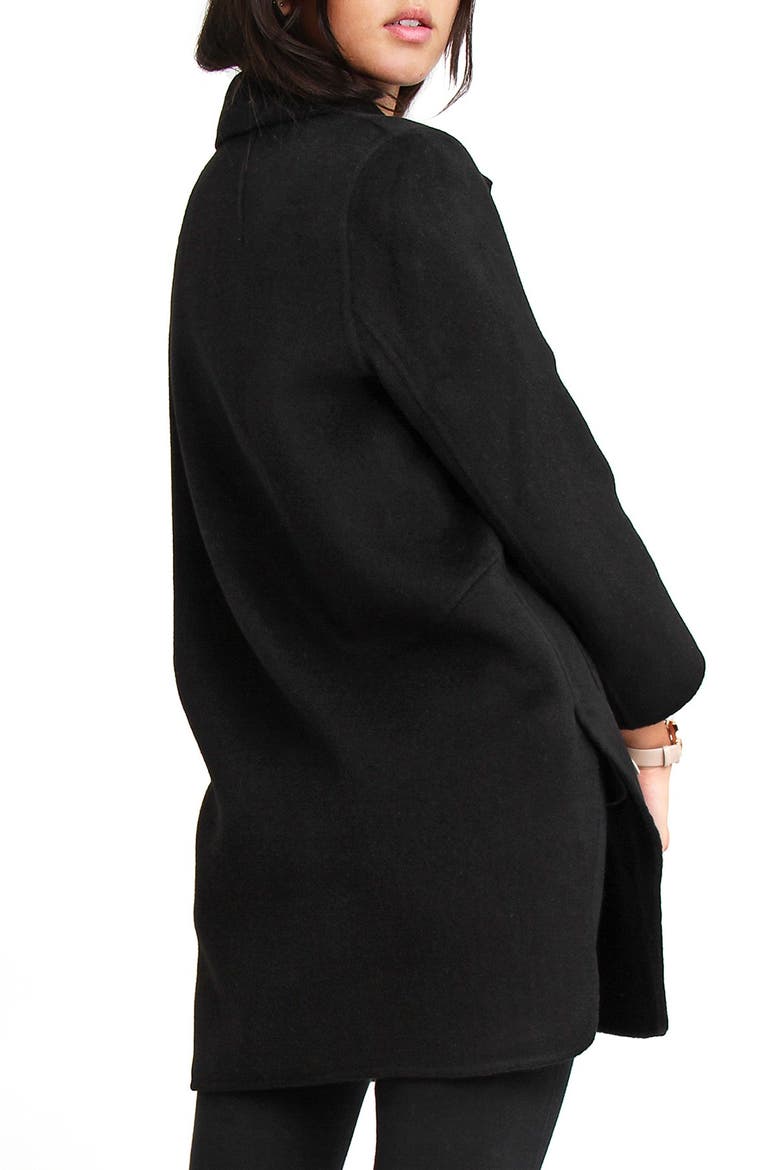 Ex-Boyfriend Wool Blend Oversized Jacket, Alternate, color, BLACK