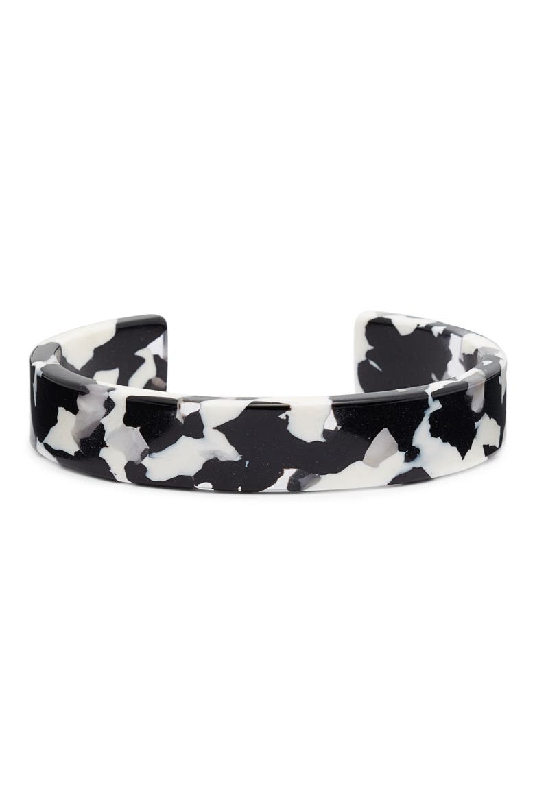 Slim Cuff Bracelet (Nordstrom Exclusive), Main, color, BLACK MARBLE