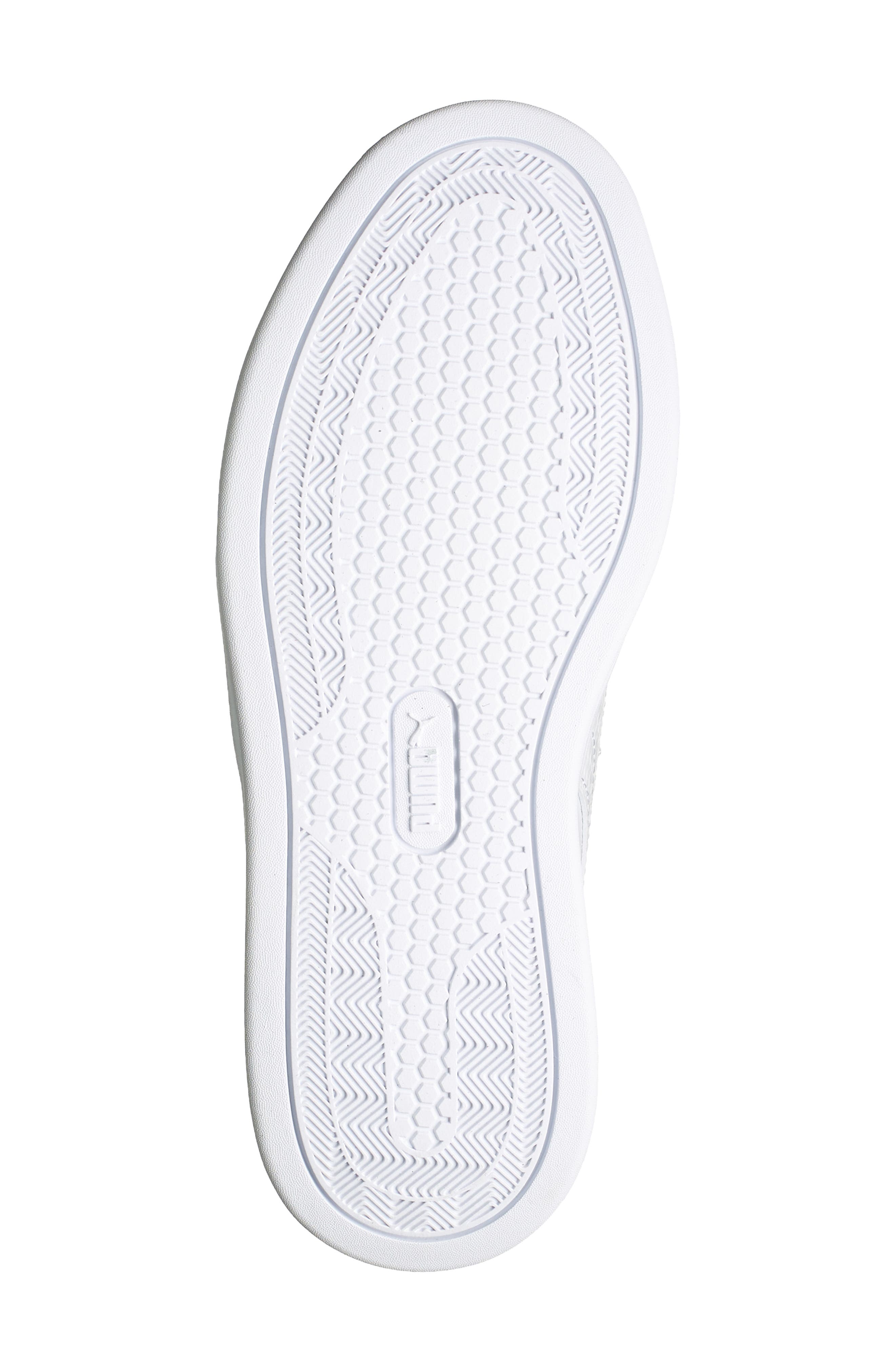 PUMA Smash V3 Snake Embossed Leather Platform Sneaker, Alternate, color, 