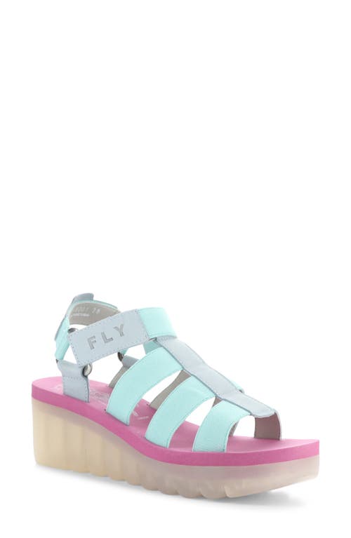 FLY LONDON FLY LONDON YOJI PLATFORM WEDGE SANDAL 