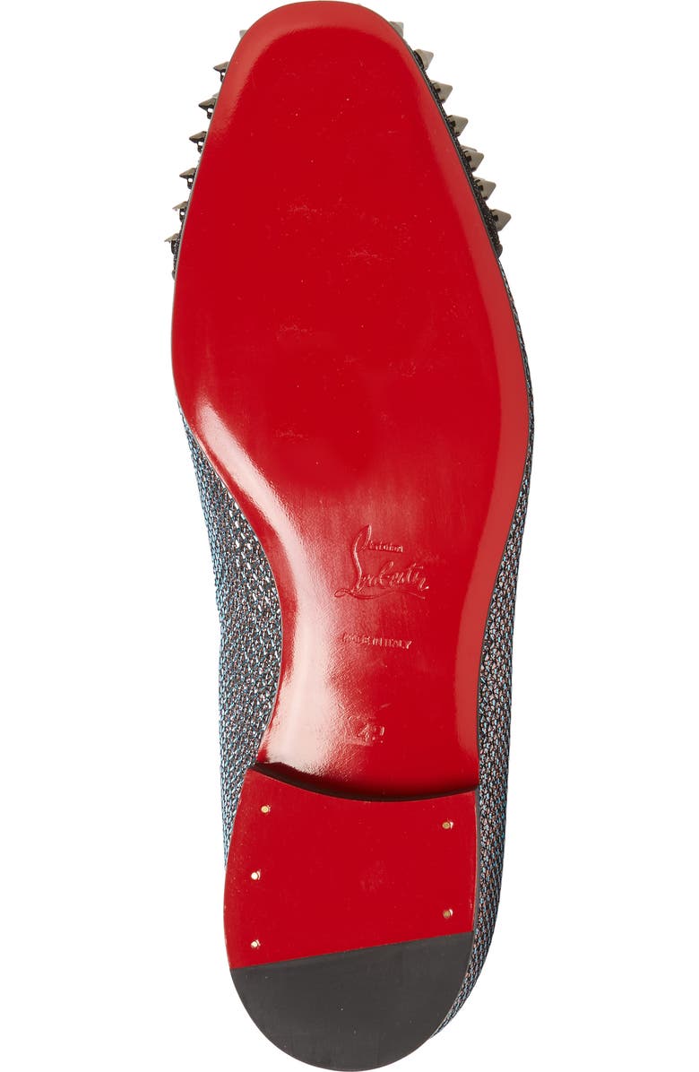 Christian Louboutin Spooky Spiked Venetian Loafer, Alternate, color,