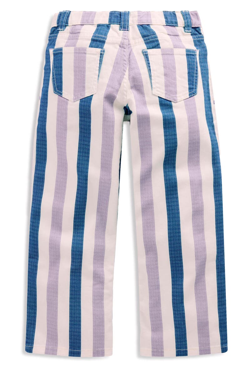 Kids' Relaxed Straight Leg Jeans, Alternate, color, PURPLE/ NAVY STRIPE