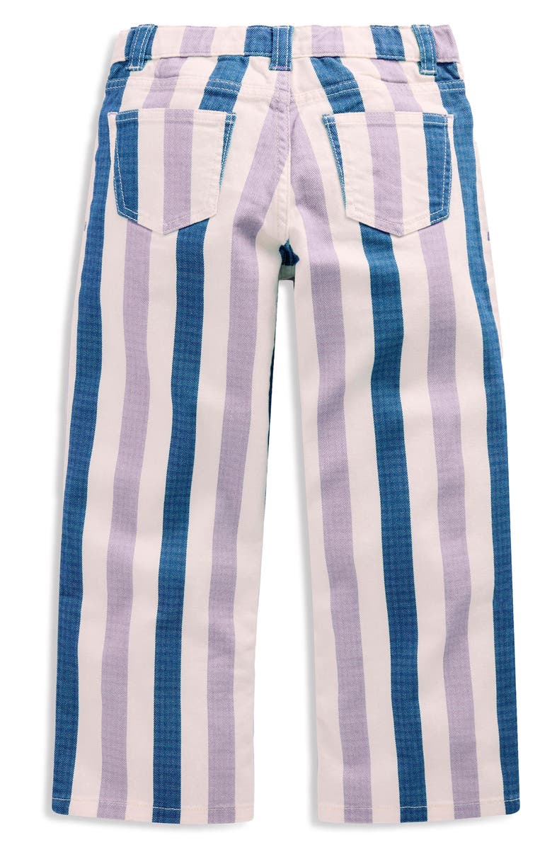 Mini Boden Kids' Relaxed Straight Leg Jeans, Alternate, color, Purple/ Navy Stripe