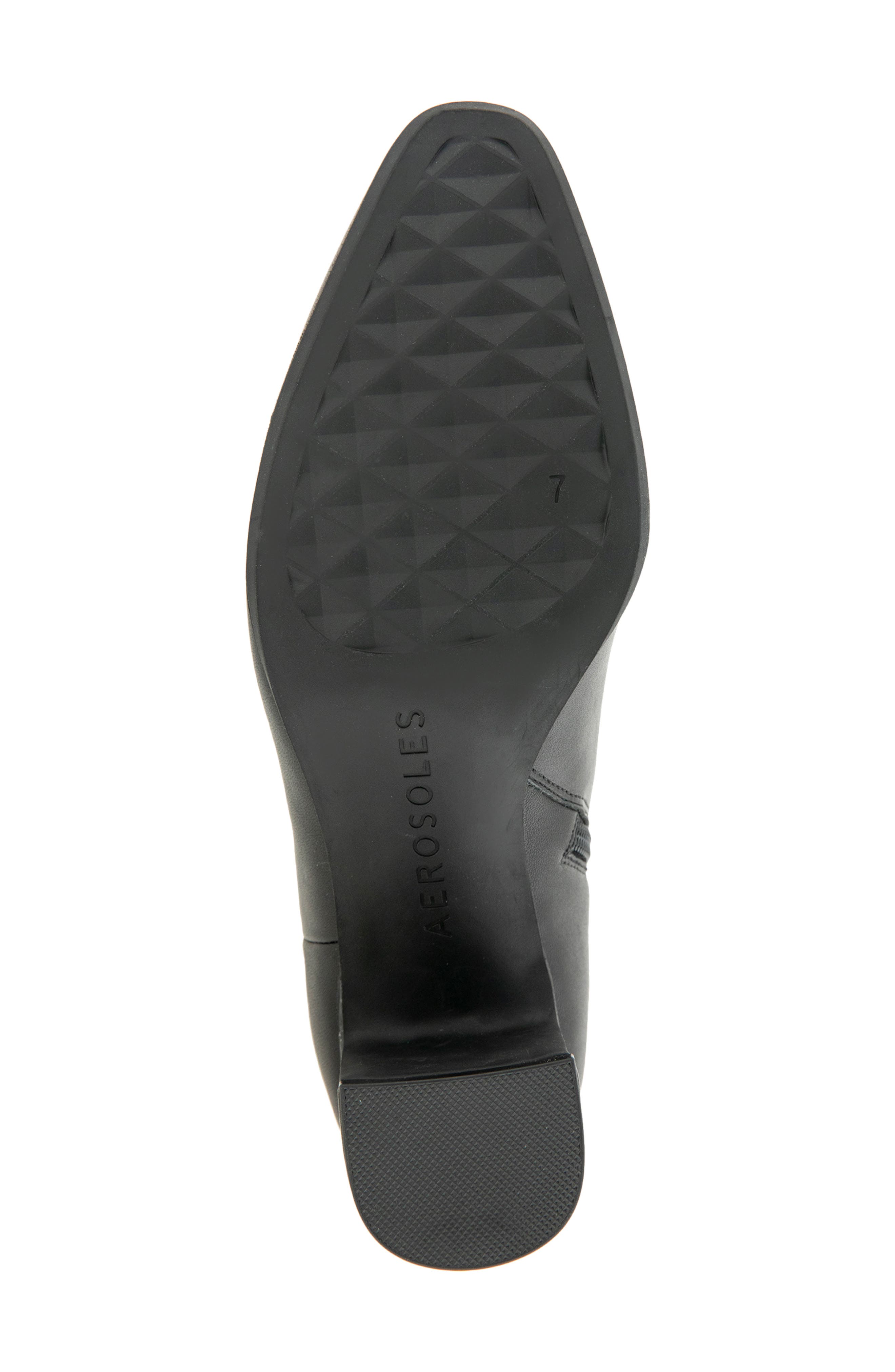 Aerosoles Mari Bootie, Alternate, color, Black Leather