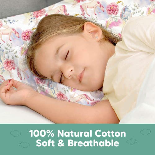 Keababies Printed Toddler Pillowcase 13x18" In Pink