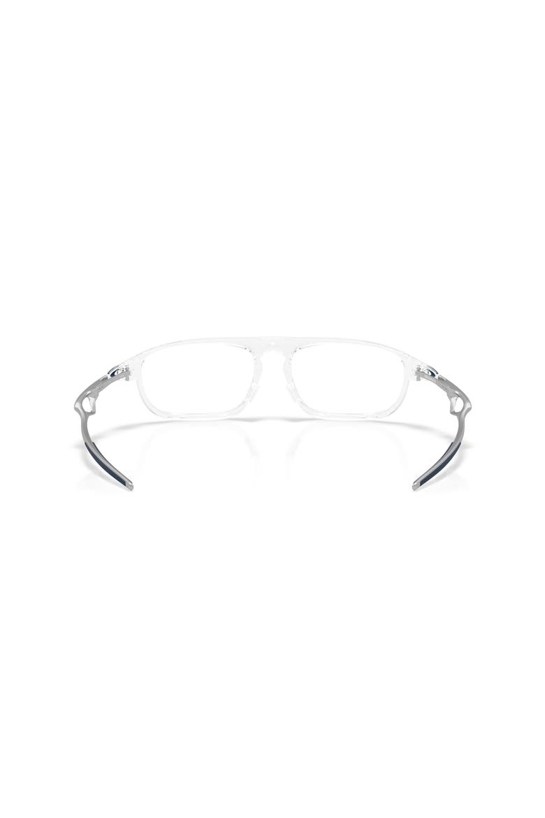 53mm Rectangle optical glasses, Alternate, color, Transparent