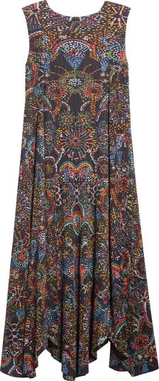 Pleats Please Issey Miyake Light Festival Pleated Midi Dress