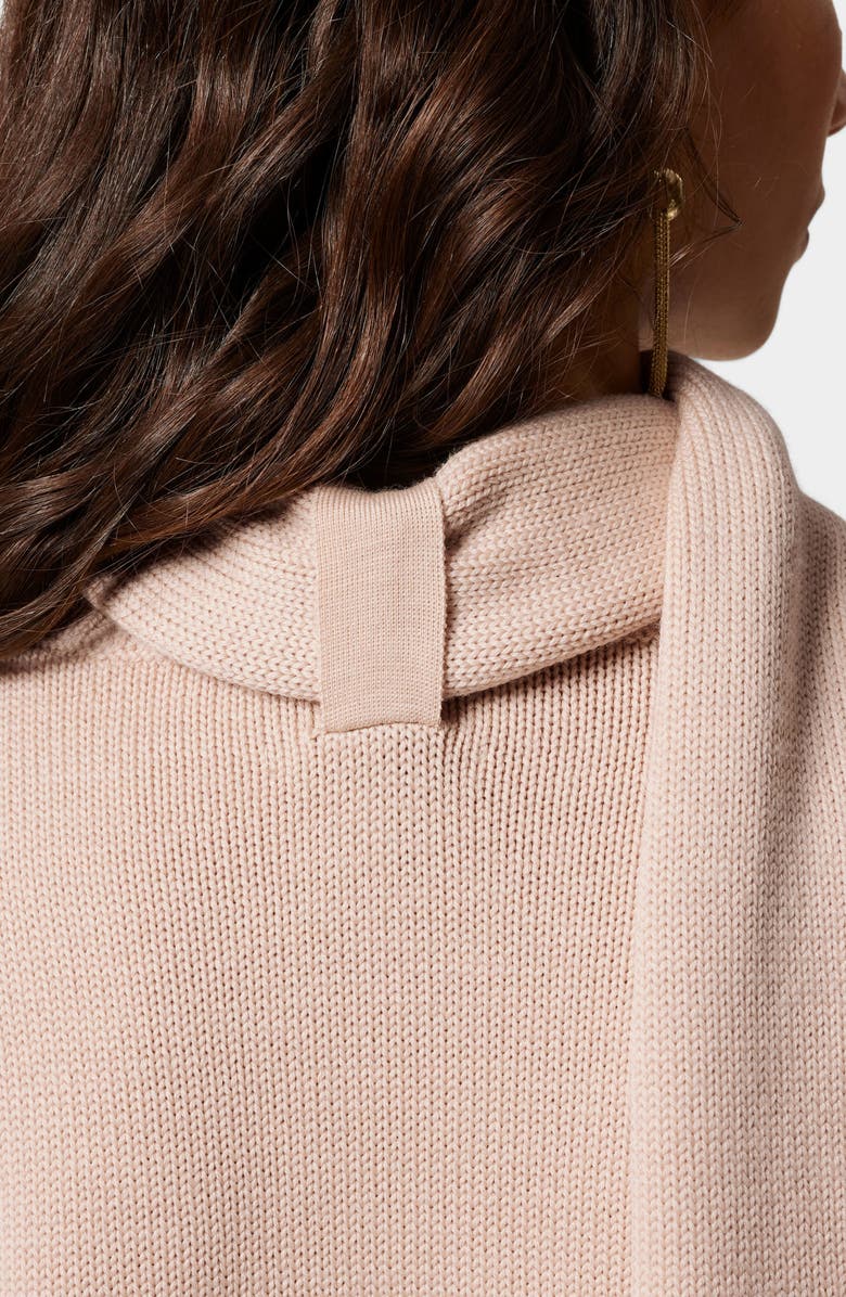 & Other Stories Scarf Detail Relaxed Wool Sweater, Alternate, color,