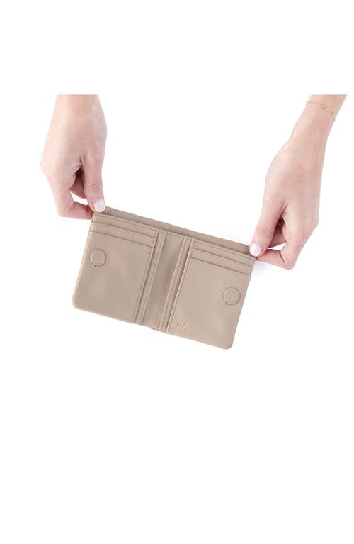 Hobo Lumen Mini Wallet In Taupe