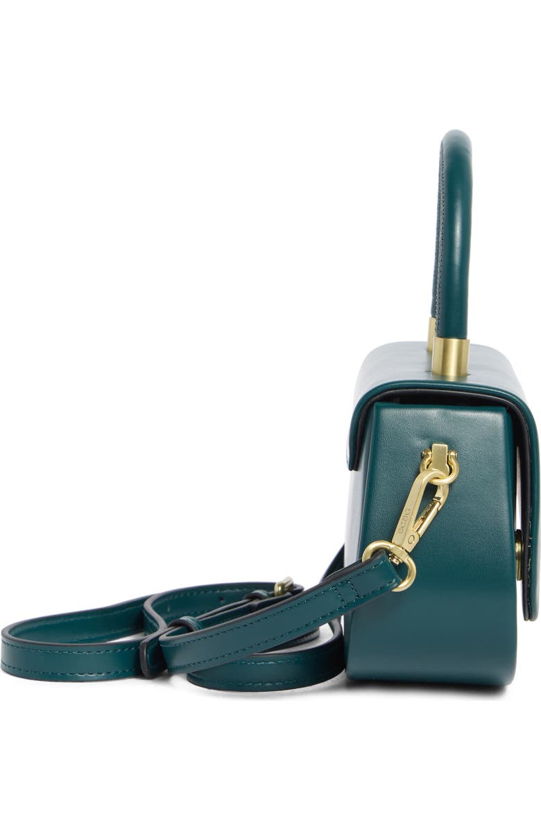 BCBG Asymmetric Flap Top Handle Bag, Alternate, color, Jade Green