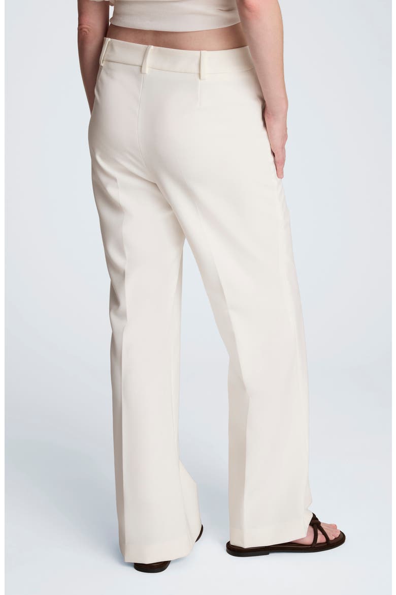 Flare Leg Pants, Alternate, color, FEATHER WHITE