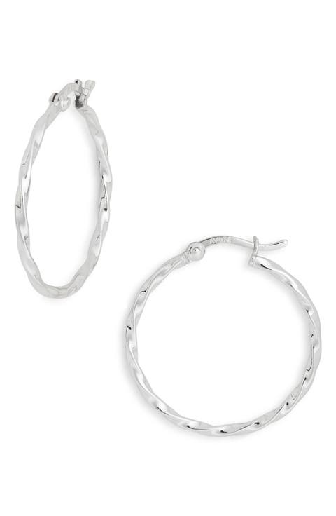 Twist Hoop Earrings