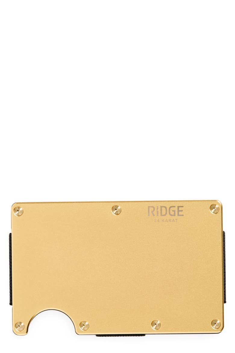 Aluminum Wallet, Main, color, 24 KARAT GOLD