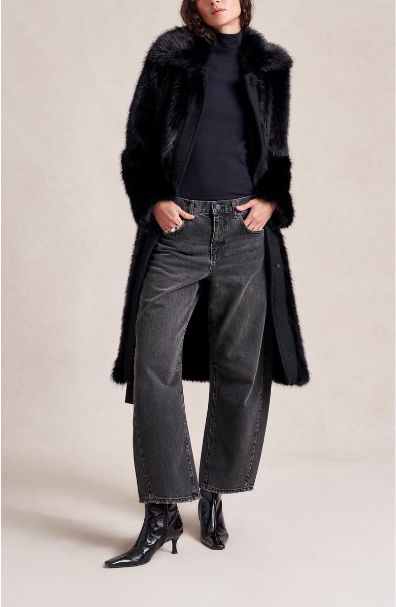 La Ligne Alpine Coat, Alternate, color, Black