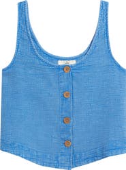 Rip Curl Classic Surf Cotton Crop Button-Up Tank