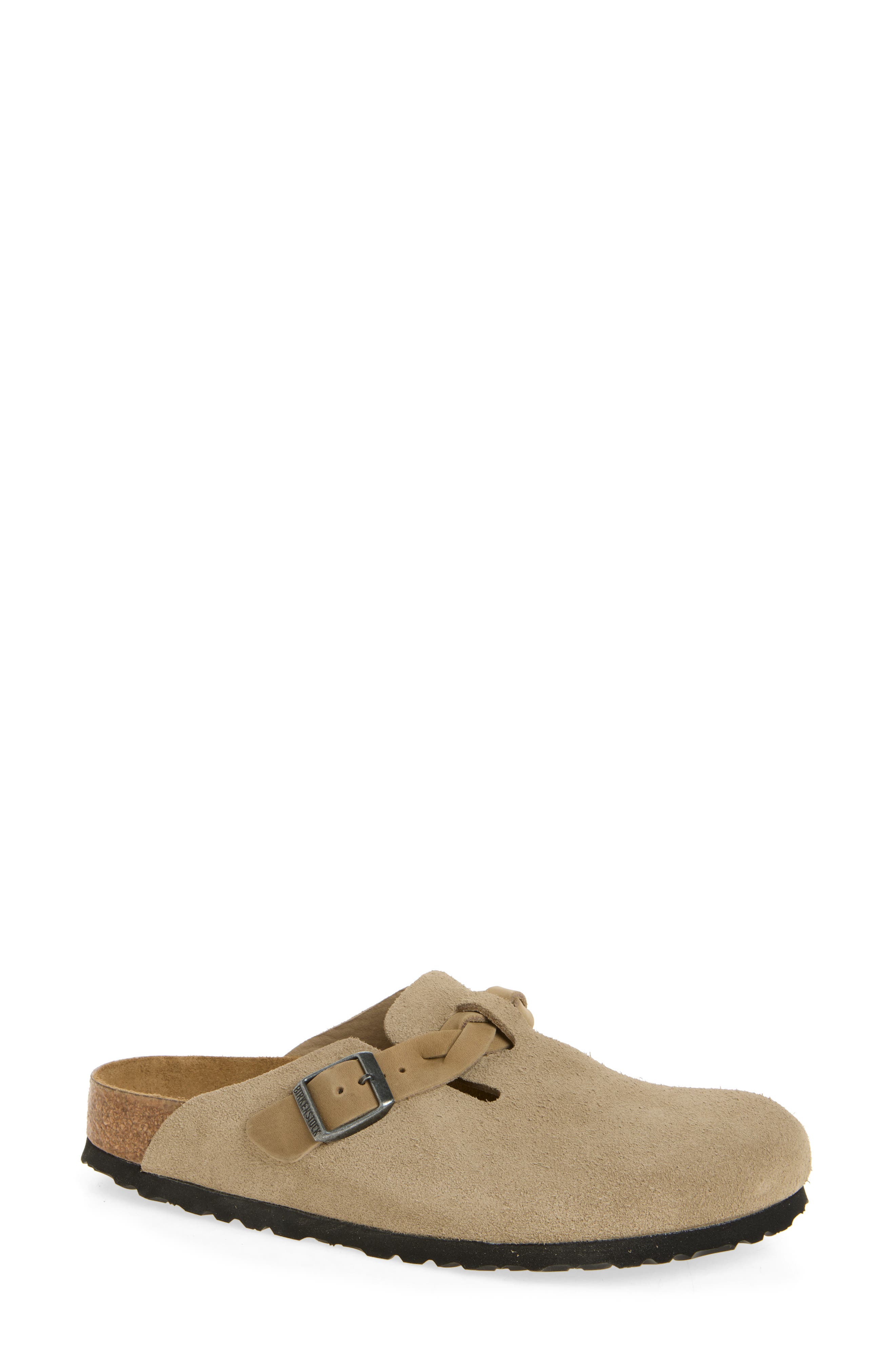Boston Braid Clog, Main, color, TAUPE