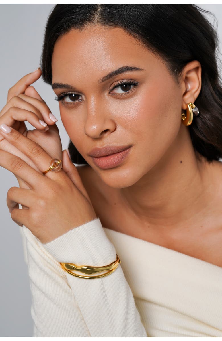 Zynnia Collective Flow Cuff, Alternate, color, Gold