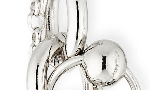 Justine Clenquet Lewis Mismatched Hoop Earrings In Metallic