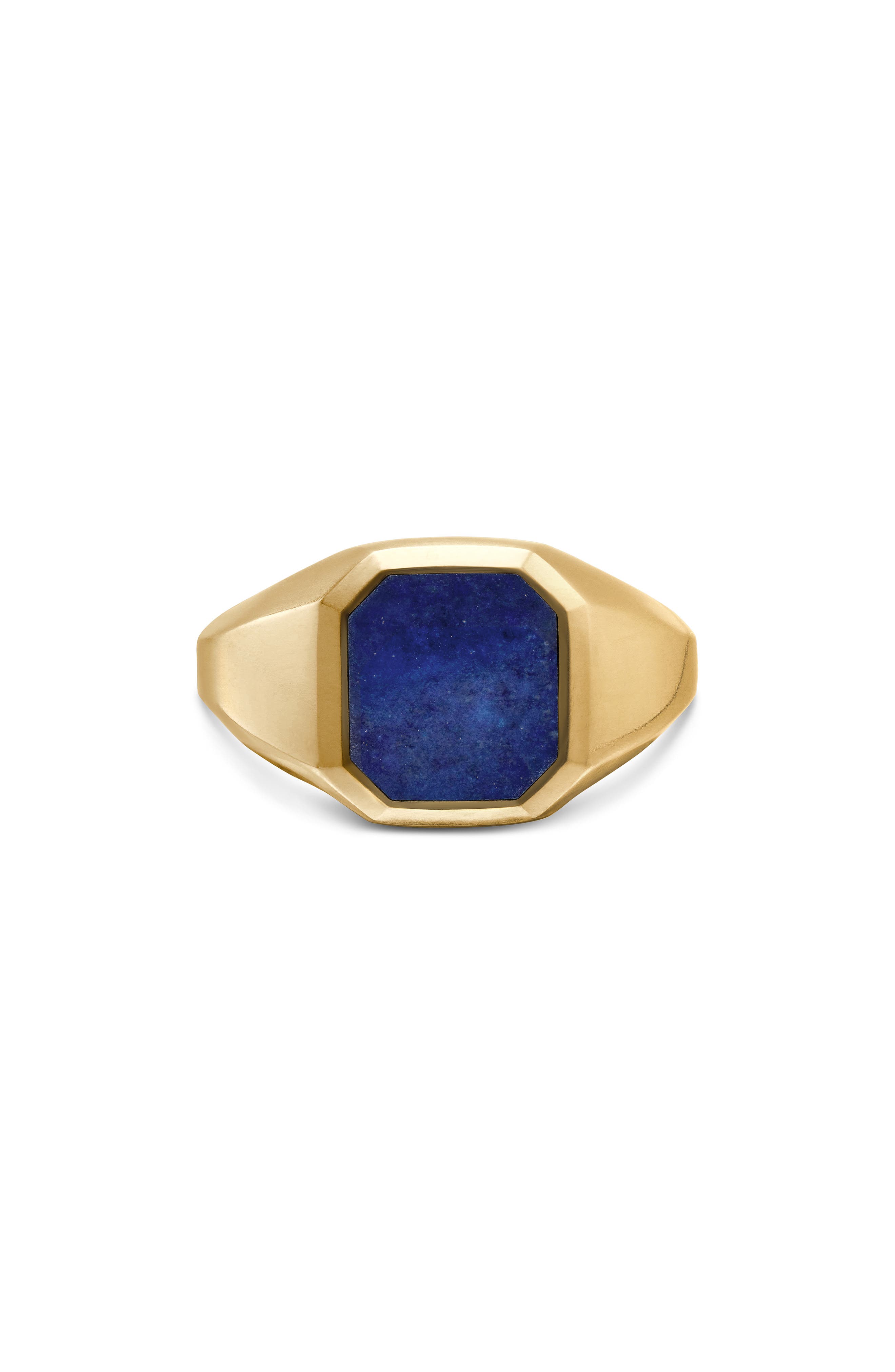 18K YELLOW GOLD/ BLUE LAPIS