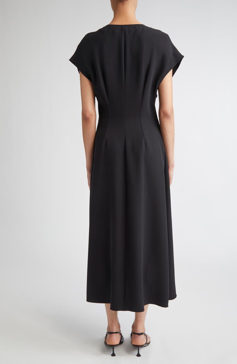 FFORME Arlo Pintuck Silk Cady Dress, Alternate, color, Black
