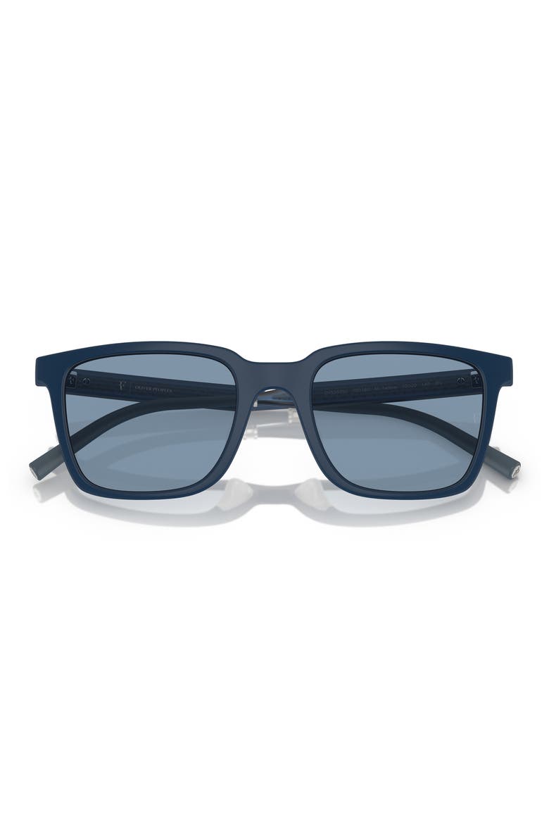 Roger Federer 52mm Rectangular Sunglasses, Alternate, color, MATTE BLUE