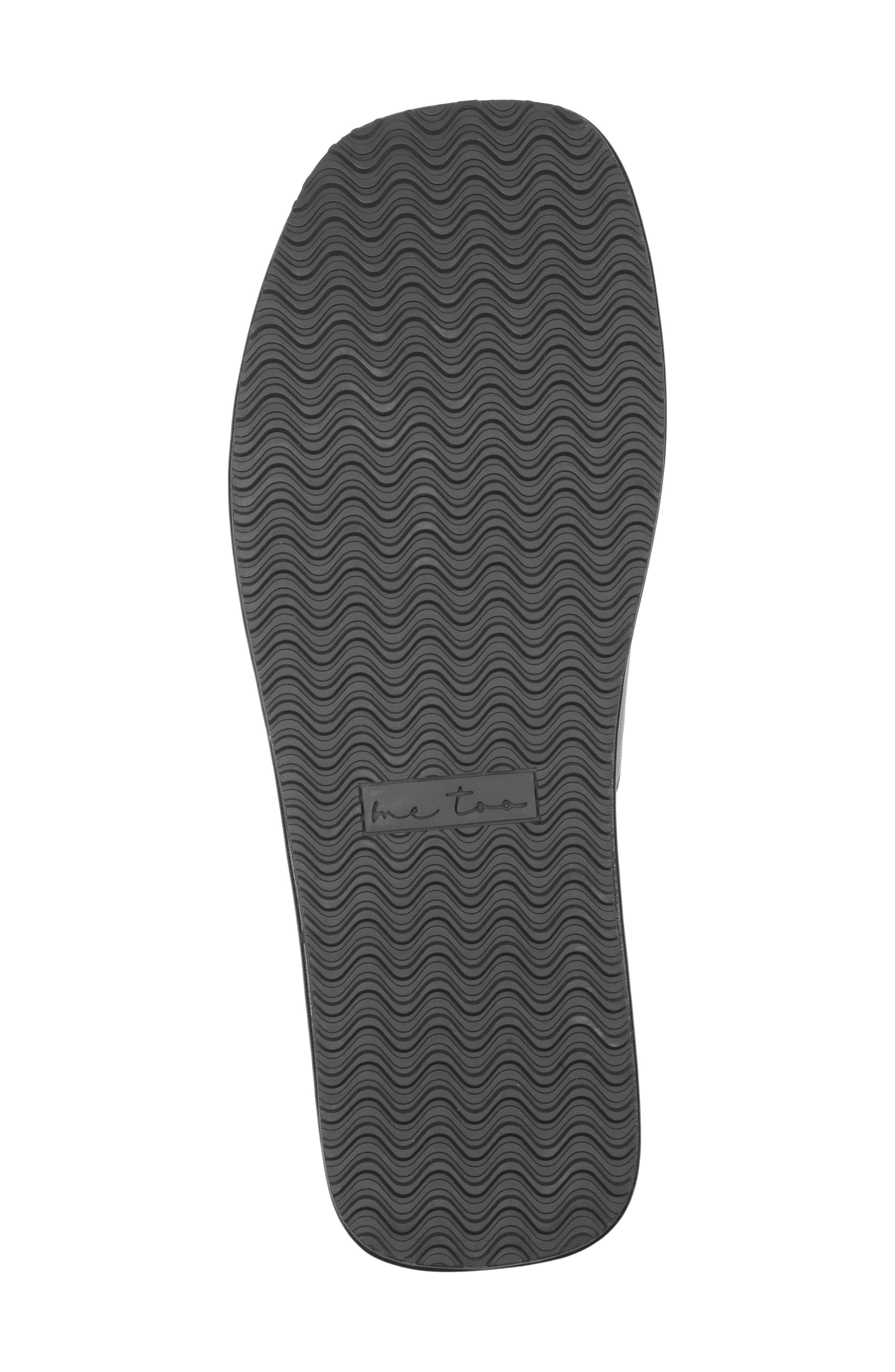 Me Too Linzi Platform Slide Sandal, Alternate, color, Black