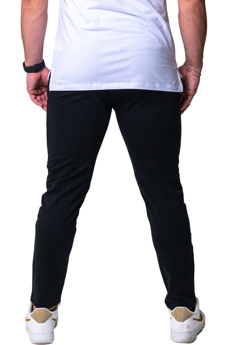 Crown Colorblock Joggers, Alternate, color, BLACK