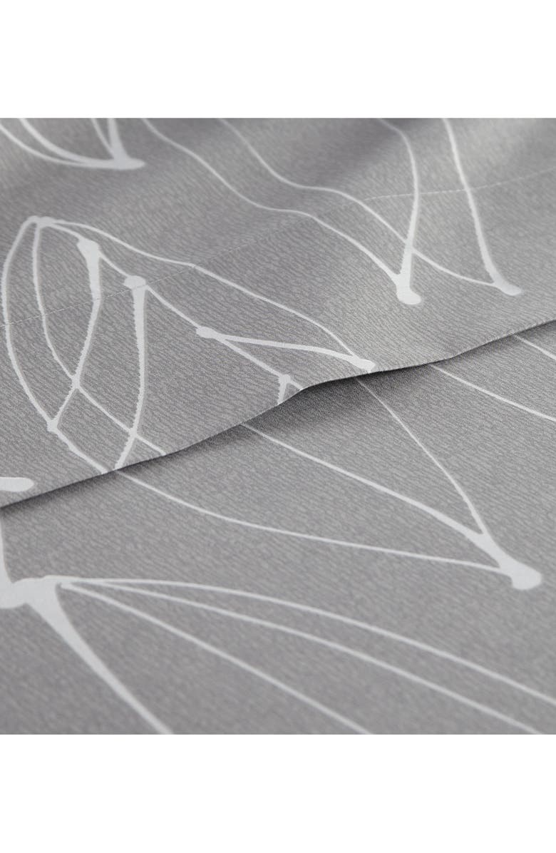 SOUTHSHORE FINE LINENS Premium Collection Ultra Soft Botanical Forest Sheet Set, Alternate, color, Modern Foliage Grey