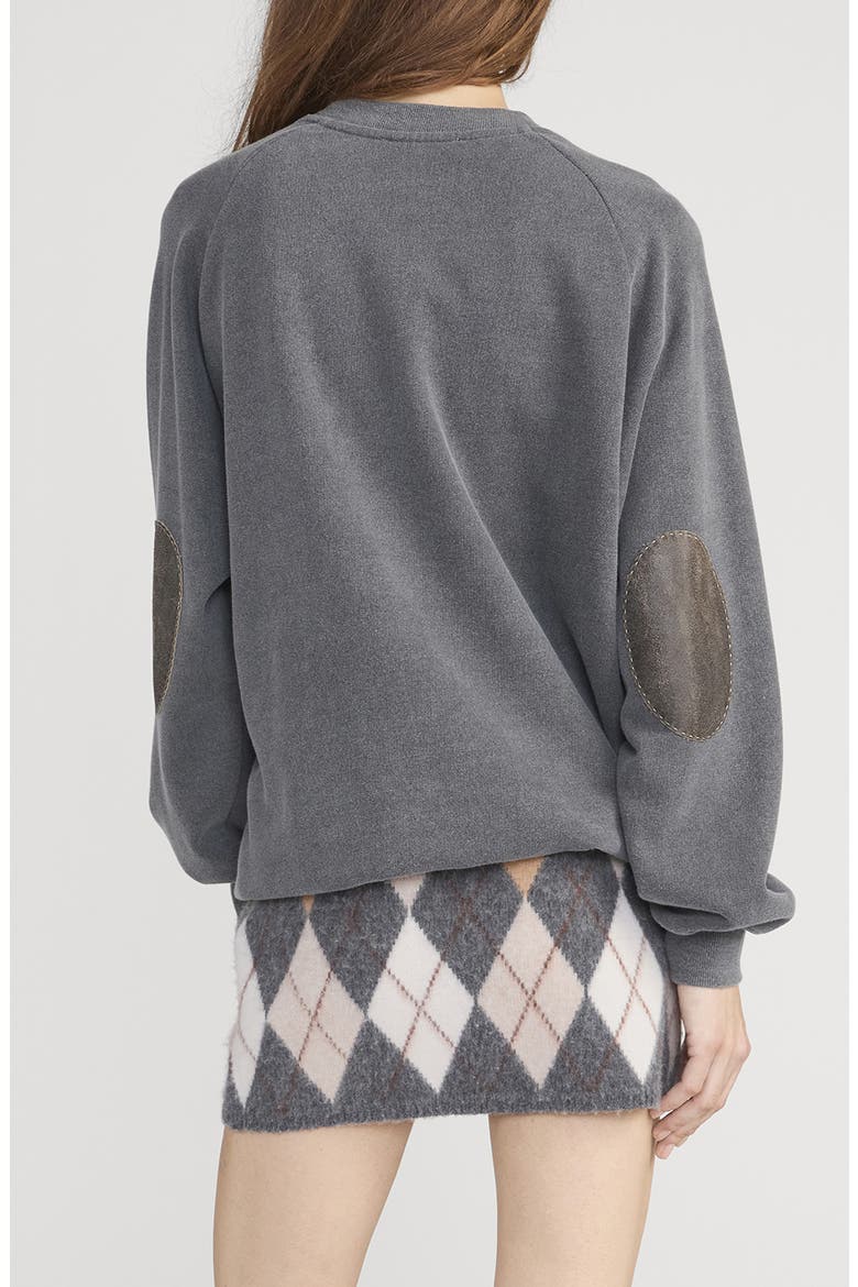 The Scholar Crewneck Sweatshirt, Alternate, color, WASHED BLACK