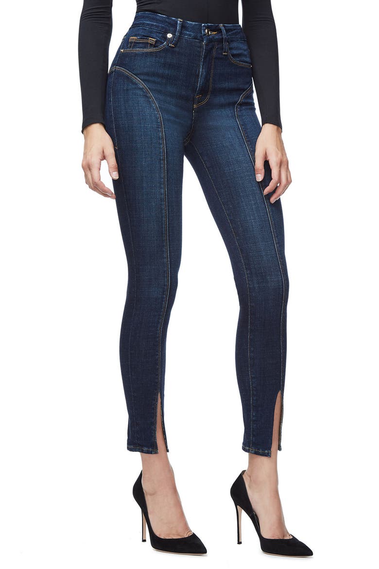 Good Legs Crop Skinny Jeans, Alternate, color, BLUE025