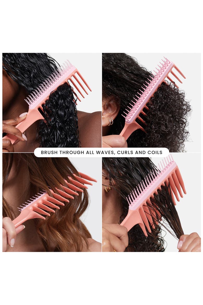 Wide Tooth Dual Sided Comb, Alternate, color, PEACH