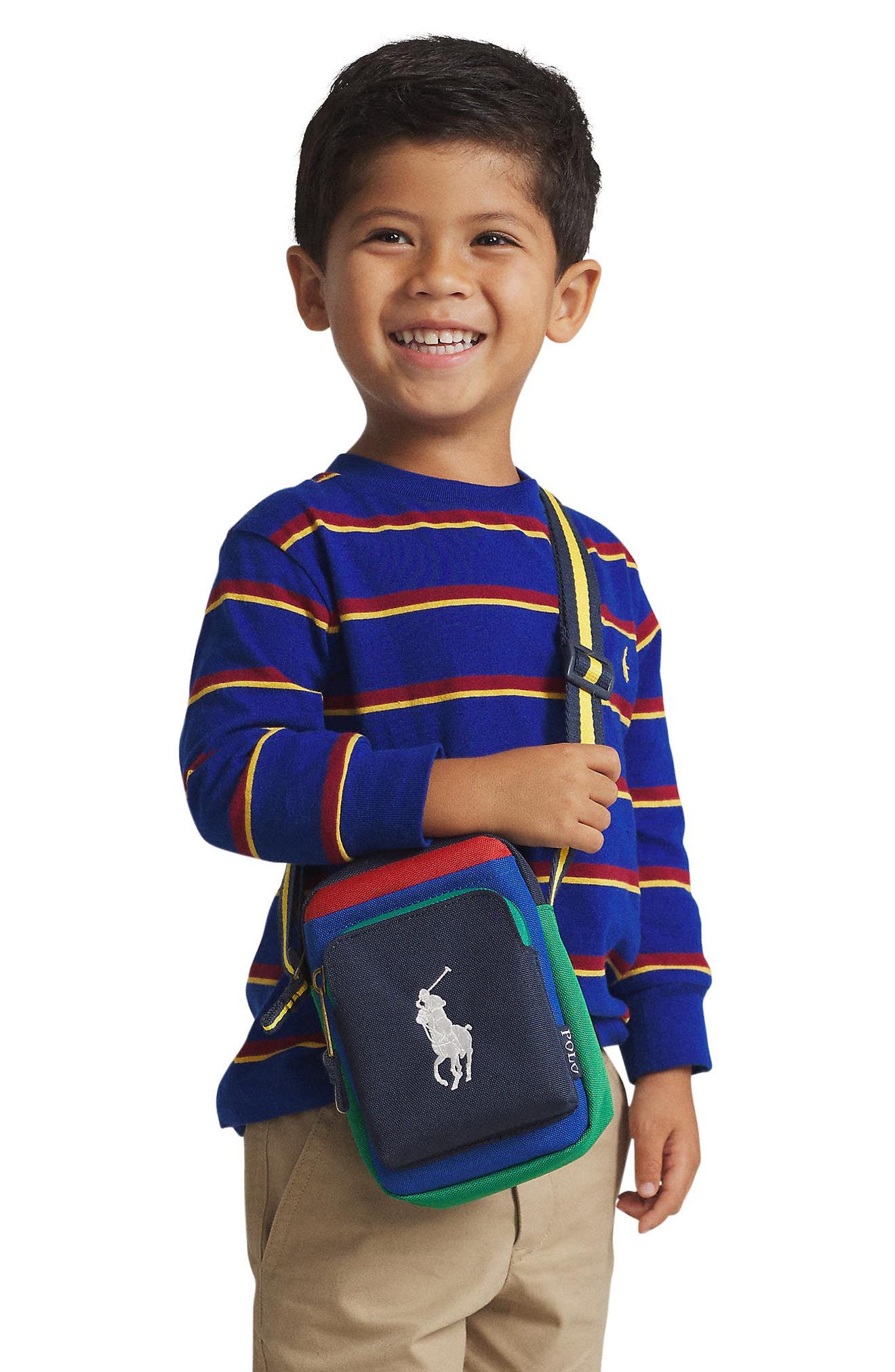 Kids' Colorblock Festival Crossbody Bag, Alternate, color, NAVY MULTI