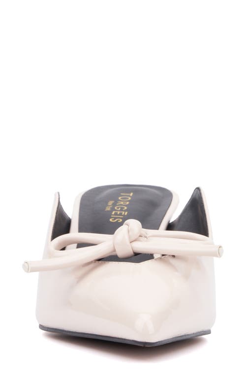 Torgeis Tamyra Pointed Toe Pump In Beige