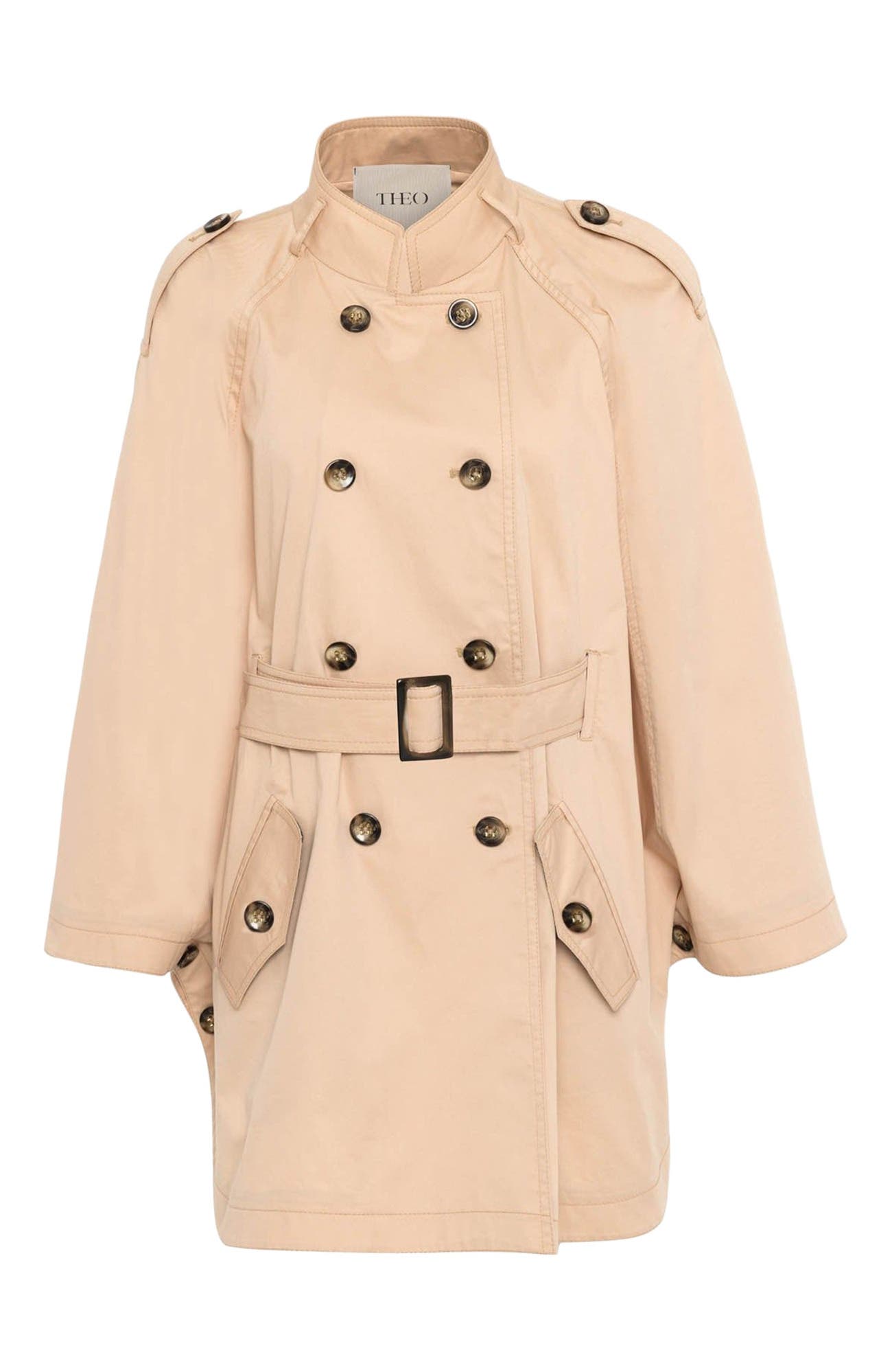 Chloe Trapunto Trench Cape - image 4