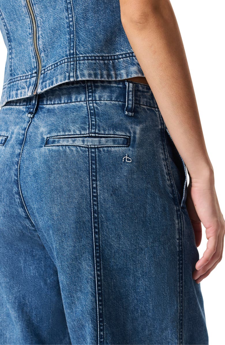 rag & bone Arianna High Waist Wide Leg Jeans, Alternate, color,