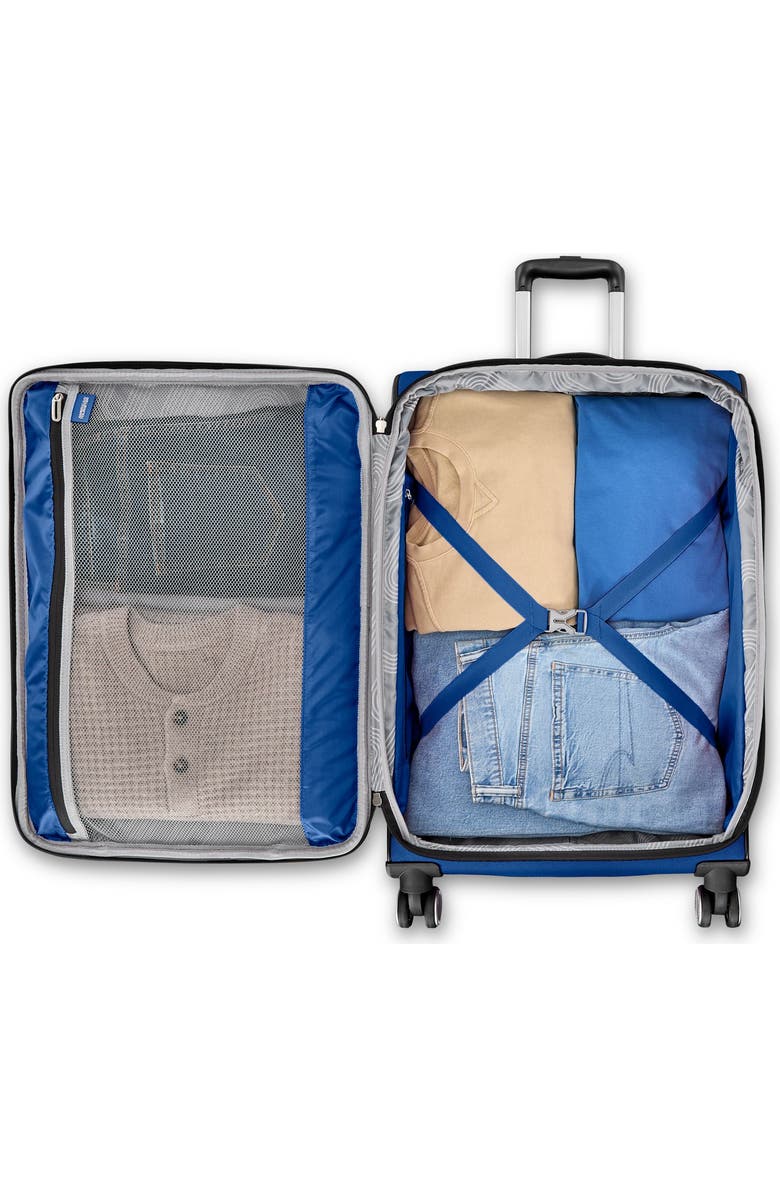 AMERICAN TOURISTER 4 KIX 3.0 Softside 28" Checked Spinner, Alternate, color, Sapphire Blue