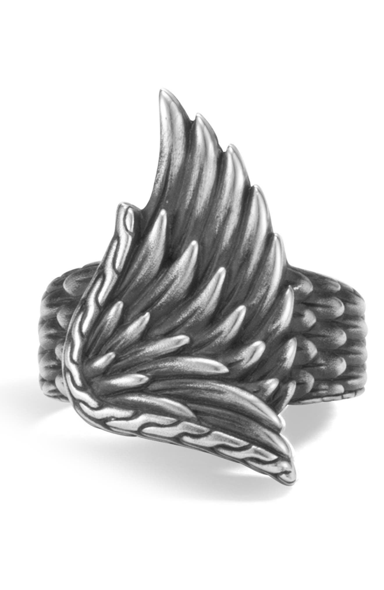 John Hardy Sterling Silver Eagle Wing Ring (Men) | Nordstromrack