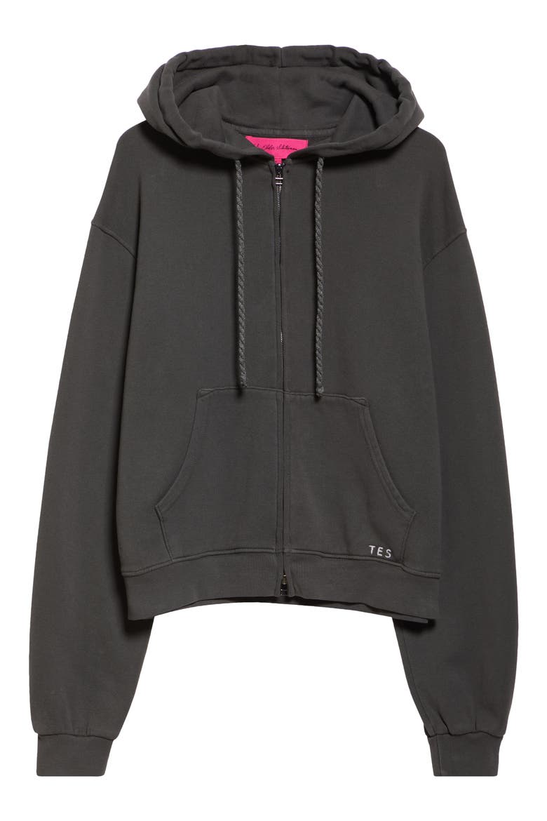 Daily Zip Hoodie, Alternate, color, COAL
