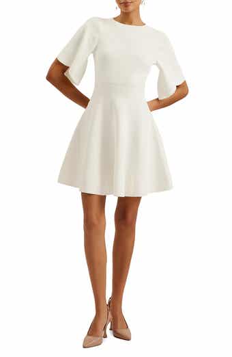 Olivia Rib Fit & Flare Dress